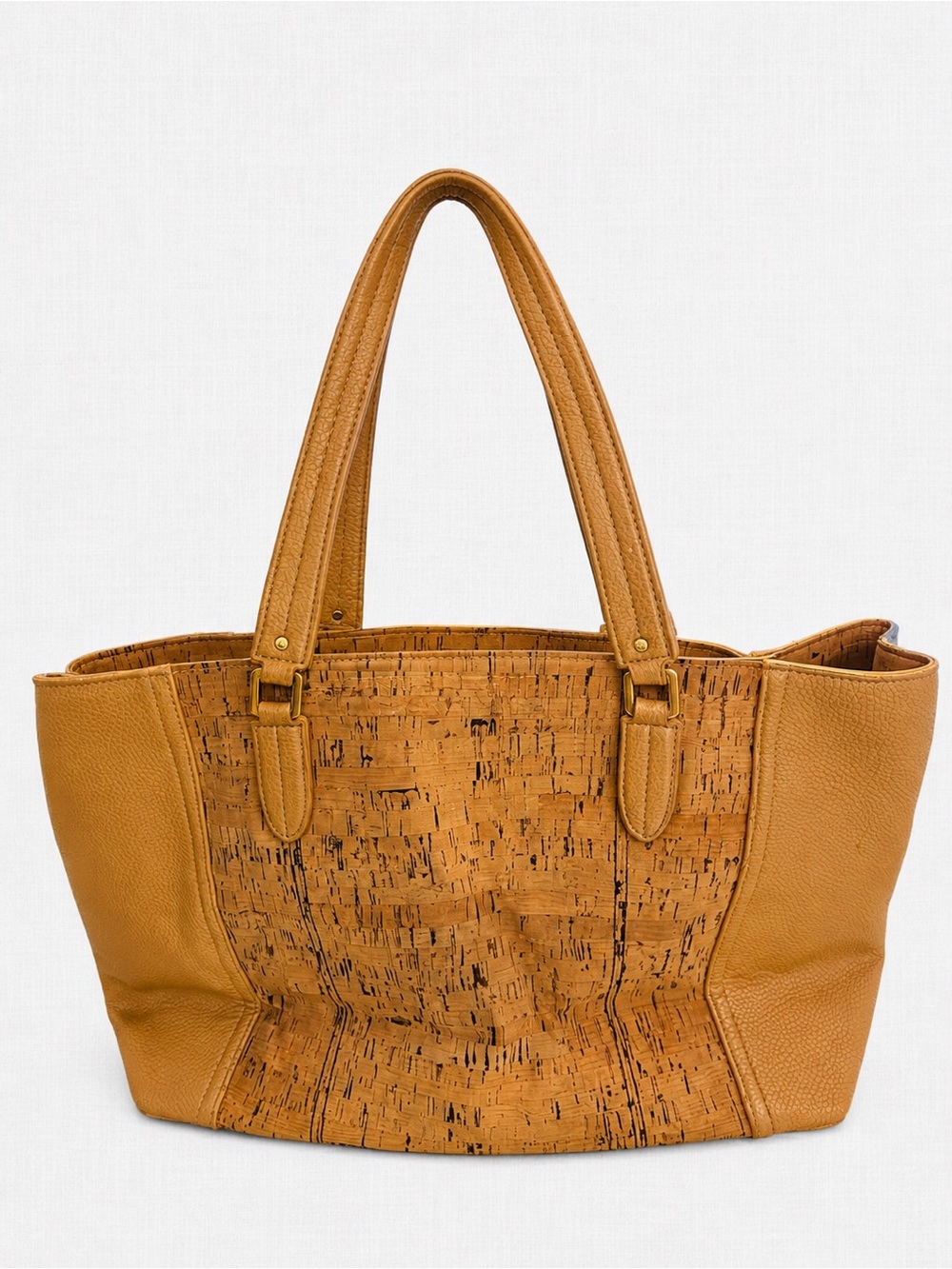 Ralph Lauren Cork-Accent Tan Tote